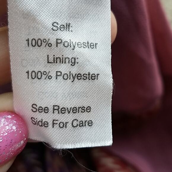 CAbi | Maroon Tank Top Geometric Print Small - Picture 6 of 7